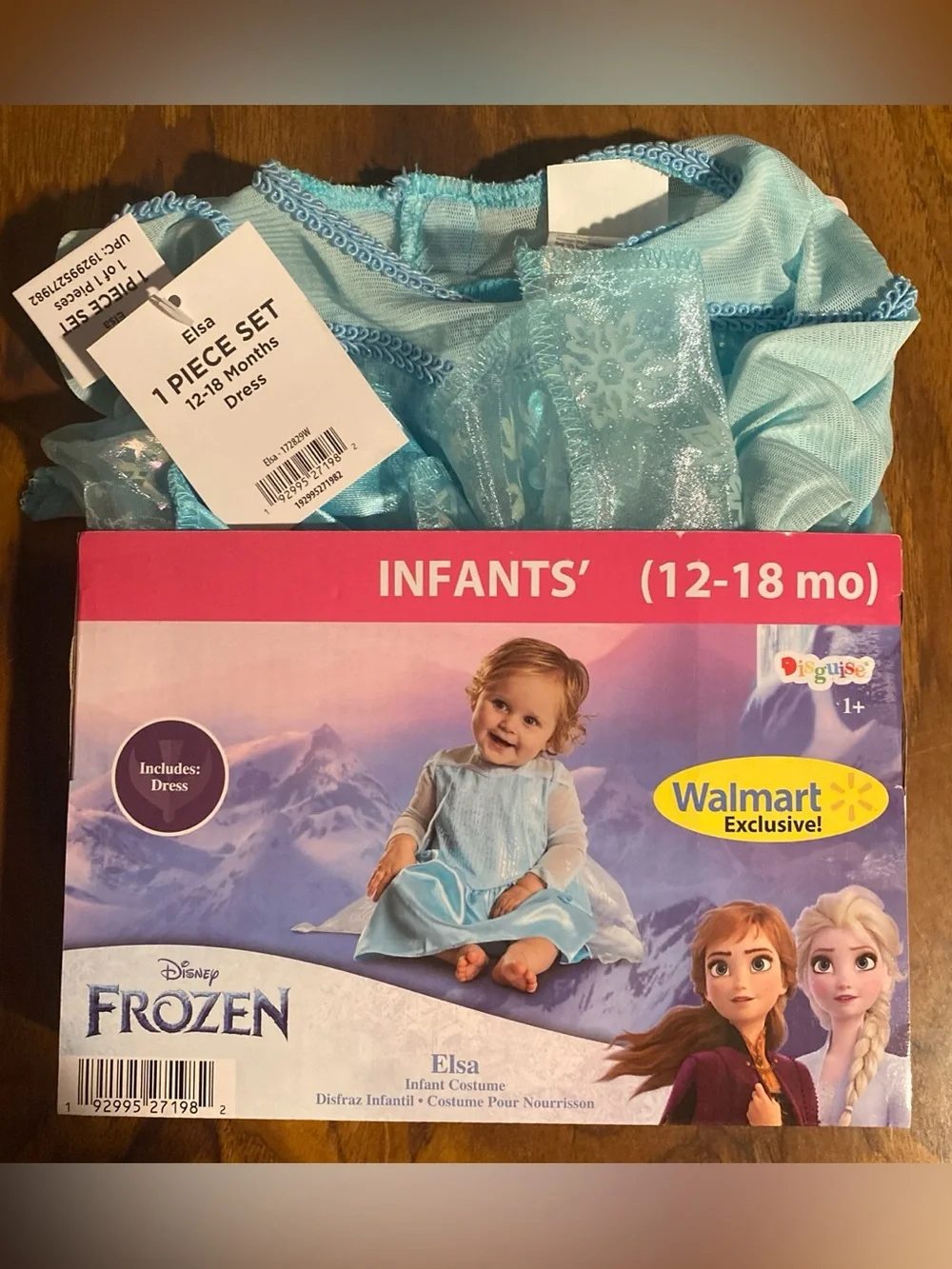 Disney Frozen Elsa Infant Halloween costume 12-18 mo